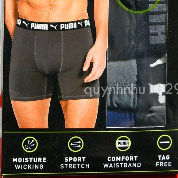 5 pack Puma boxer brief performance sport luxe - Picture 3 of 6